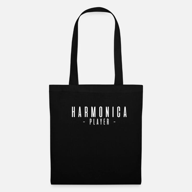 Harmonica joueur harmonica cadeau - Sac en tissu - noir