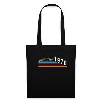 Edition limitée 1970 Vintage Retro 50e anniversaire - Sac en tissu - noir - Devant