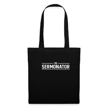 Le Sermonator cérémonie de cadeau curé - Sac en tissu - noir - Devant