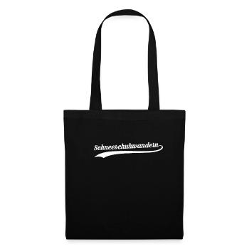 Randonnée en raquettes Cadeau - Sac en tissu - noir - Devant