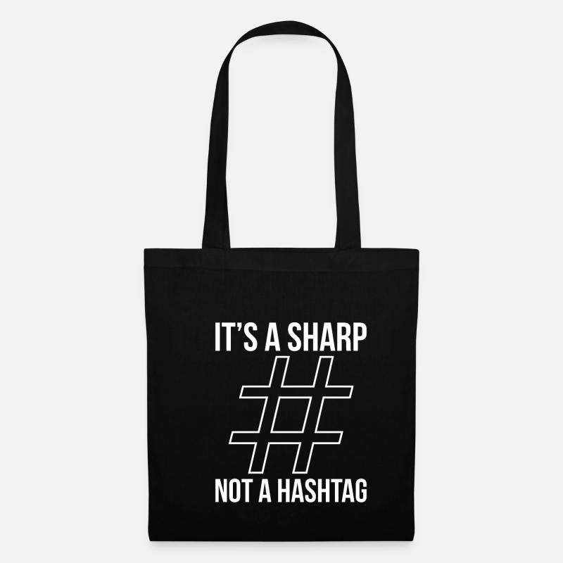 # It's A Sharp Piano Player Gift Piano - Tote Bag - black