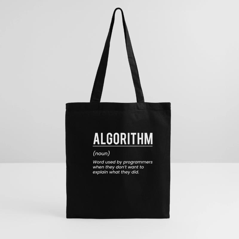 Algorithm Definition Algorithmus Geschenk Stoffbeutel
