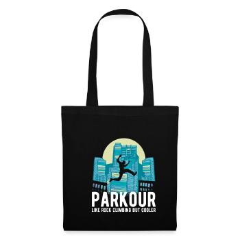 Parkour City Gift Shirt - Tote Bag - black - Front