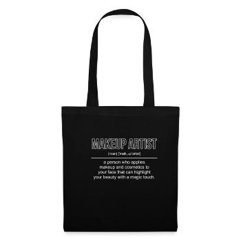 Make Up Artist Definition Shirt Gift - Tote Bag - black - Front