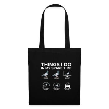 Gift Pigeon Shirt Pigeon - Tote Bag - black - Front