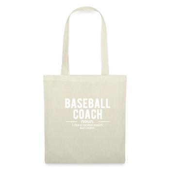 Baseball Coach Definition Shirt Gift - Tote Bag - nature - Front