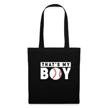 That ́s My Boy Baseball Shirt Gift - Tote Bag - black - Front