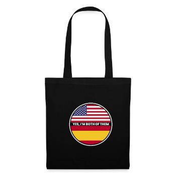 Yes, I ́m Both Of Them Spain USA - Tote Bag - black - Front