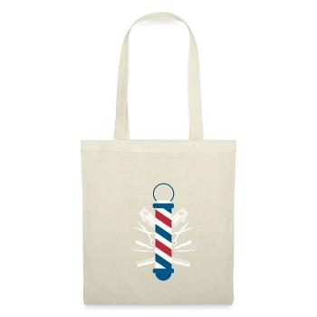 Barber Shirt Geschenk - Stoffbeutel - Natur - Vorne