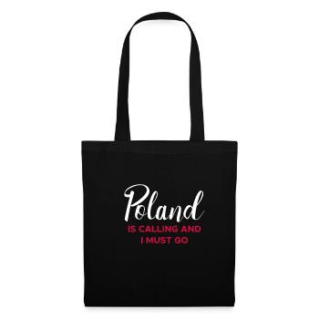 La Pologne appelle et je dois aller chemise - Sac en tissu - noir - Devant