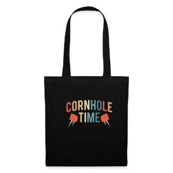 Cornhole Time Shirt Gift - Tote Bag - black - Front