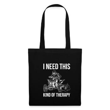 I Need This Child Of Therapy Quad Driver Shirt - Tote Bag - black - Front