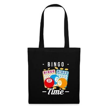 Bingo Time Shirt Gift - Tote Bag - black - Front