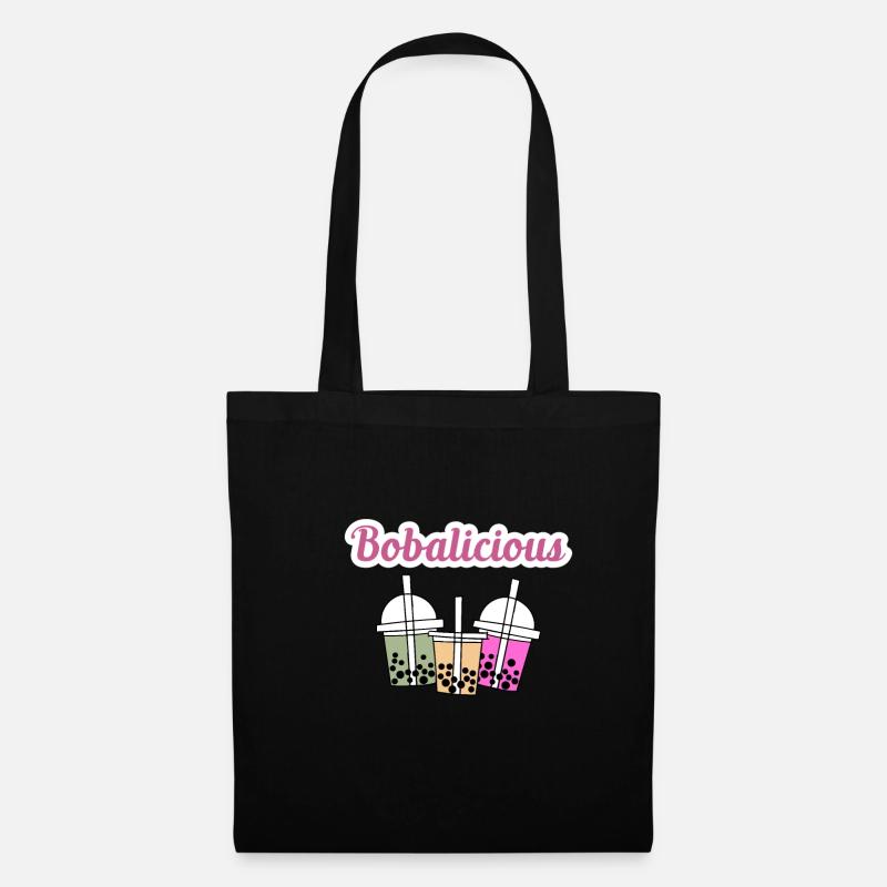 Bobalicious Shirt Boba Tea Geschenk - Stoffbeutel - Schwarz