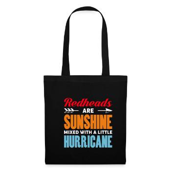 Les roux sont le soleil mélangé avec un petit ouragan - Sac en tissu - noir - Devant