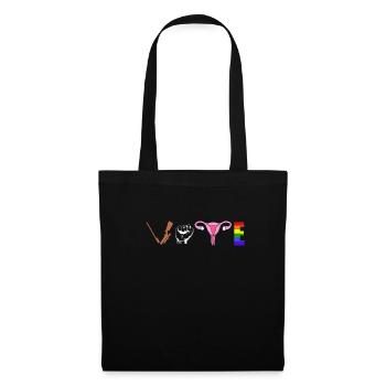 Love Roevember Chemise des droits des femmes Cadeau - Sac en tissu - noir - Devant