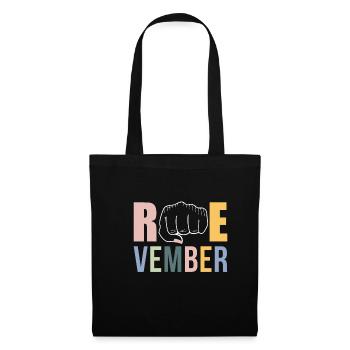 Roevember Chemise Vintage Rétro Cadeau - Sac en tissu - noir - Devant