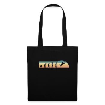 Vintage Retro Evolution Wild Receiver Shirt - Tote Bag - black - Front