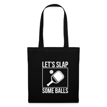 Giflons quelques balles Pickleball - Sac en tissu - noir - Devant