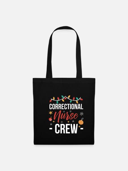 Correctional Nurse Crew Shirt Geschenk - Stoffbeutel - Schwarz