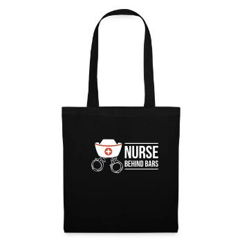 Nursing Behind Bars Shirt Correctional Nurse - Tote Bag - black - Front