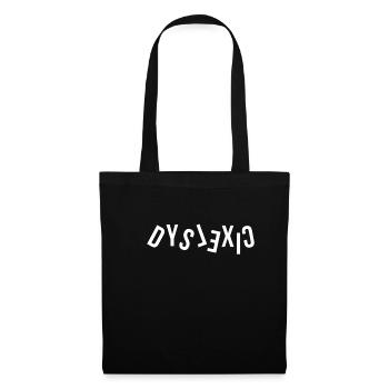 Dyslexia Dyslexic Shirt Gift - Tote Bag - black - Front