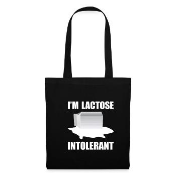 In lactose intolerant shirt - Tote Bag - black - Front