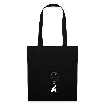 Lactose Intolerant Shirt Gift - Tote Bag - black - Front