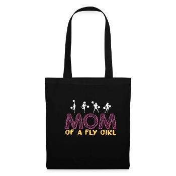 Maman d’une mouche Fille Chemise Cadeau - Sac en tissu - noir - Devant