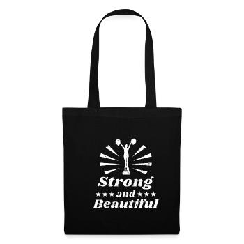 Forte et belle chemise cadeau pom-pom girl - Sac en tissu - noir - Devant