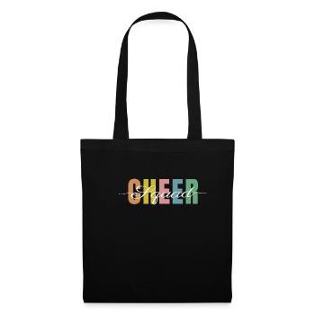 Cheer Squad Cheerleader Team Gift - Tote Bag - black - Front