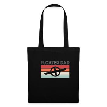 Floater Dad Shirt Vintage Retro Gift - Tote Bag - black - Front