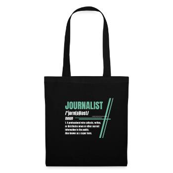 Journalist Definition Shirt Gift - Tote Bag - black - Front