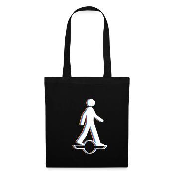 Stick Figure Onewheel Shirt Gift - Tote Bag - black - Front