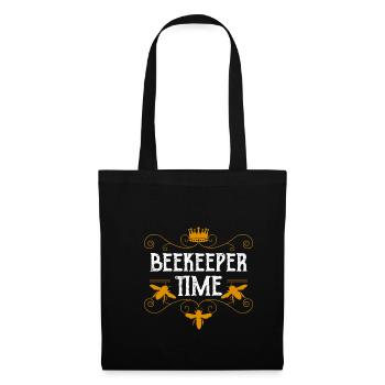 Beekeeper Time Shirt Cadeau - Sac en tissu - noir - Devant