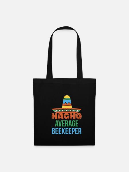 Nacho Average Beekeeper Shirt - Stoffbeutel - Schwarz