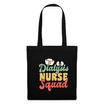 Dialysis Nurse Squad Shirt Gift - Tote Bag - black - Front