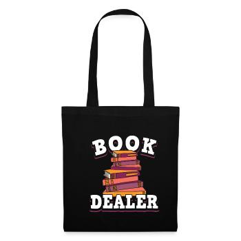 Bibliothèque de cadeaux de chemise de libraire - Sac en tissu - noir - Devant