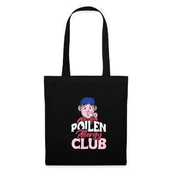 Cadeau de chemise Pollen Allergy Club - Sac en tissu - noir - Devant