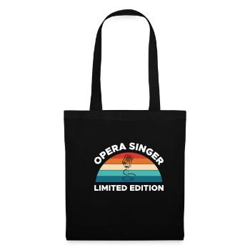 Opera Singer Limited Edition Shirt Geschenk - Stoffbeutel - Schwarz - Vorne