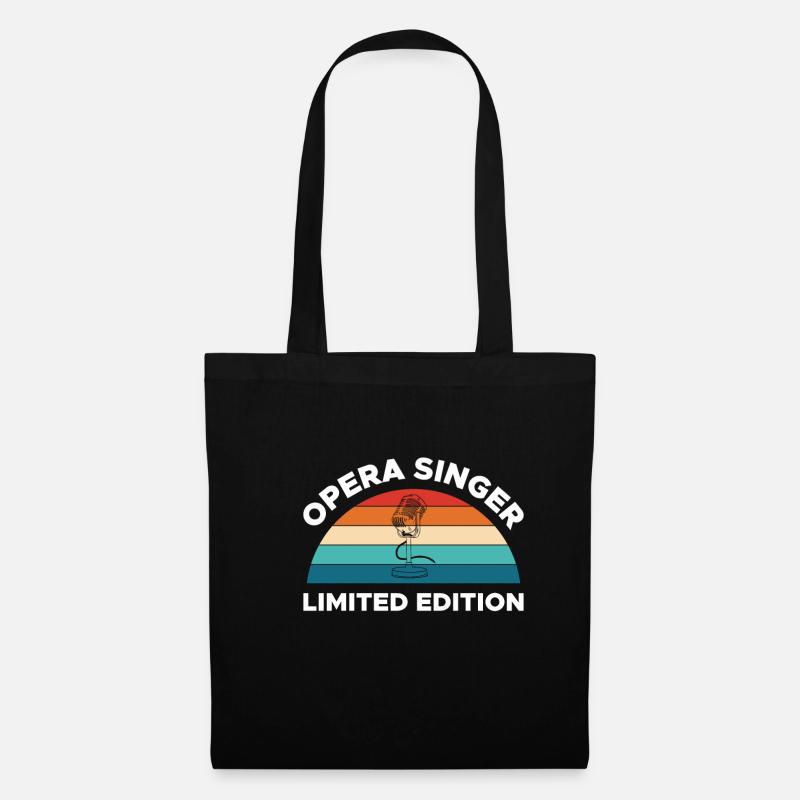 Opera Singer Limited Edition Shirt Geschenk - Stoffbeutel - Schwarz