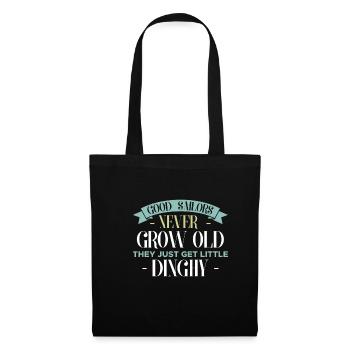 Good Sailors Never Grow Old They... - Stoffbeutel - Schwarz - Vorne
