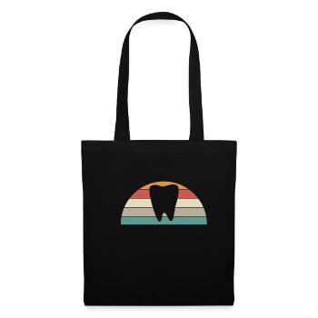 Vintage Retro Dental Dentist - Tote Bag - black - Front
