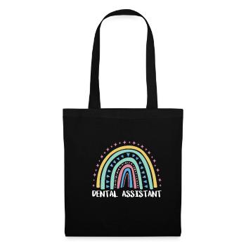 Dental Assistant Shirt Gift Dentist - Tote Bag - black - Front
