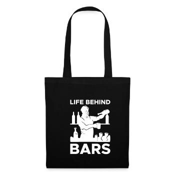 Life Behind Bars Shirt Bartender Gift - Tote Bag - black - Front