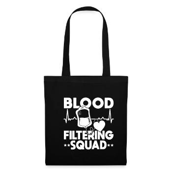 Blood Filtering Squad Shirt Gift - Tote Bag - black - Front