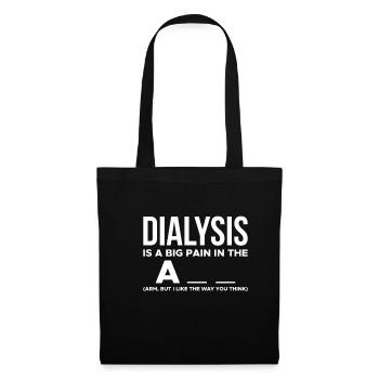 Dialysis Shirt Gift - Tote Bag - black - Front