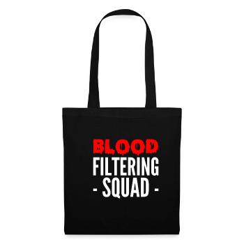 Blood Filtering Squad Shirt Gift - Tote Bag - black - Front