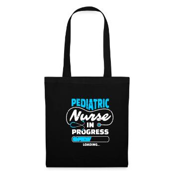 Kinderkrankenschwester Pediatric Nurse Loading - Tote Bag - black - Front
