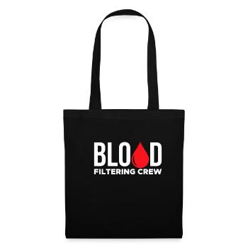 Blood Filtering Crew Shirt Gift - Tote Bag - black - Front